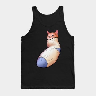 Cat in a sock Tank Top